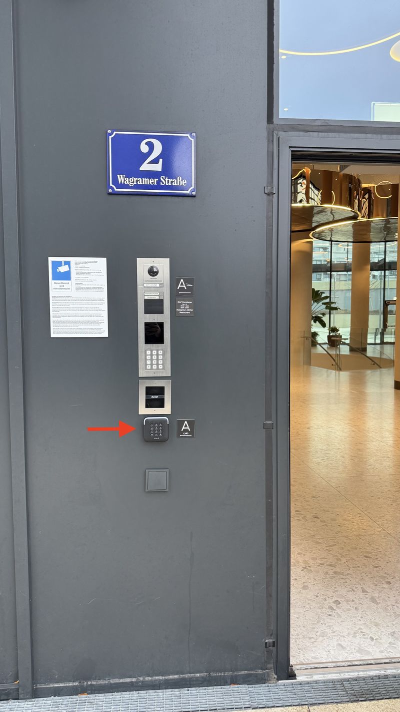 Haupteingang Danubeflats